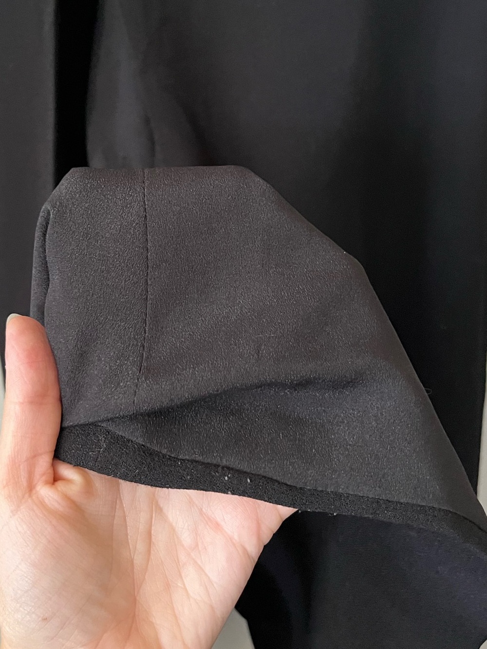 Dress The Population Georgina One Shoulder Crepe Black Gown Women's Size L - Picture 14 of 16